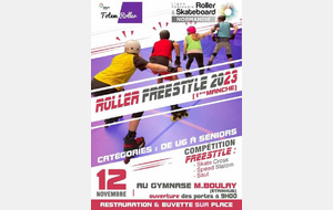 Roller Freestyle 2023 1ère manche